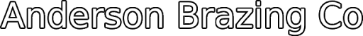 Anderson Brazing Co